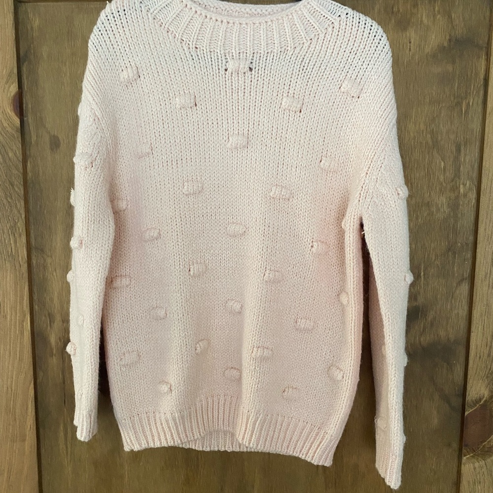 Pink Pom Pom sweater